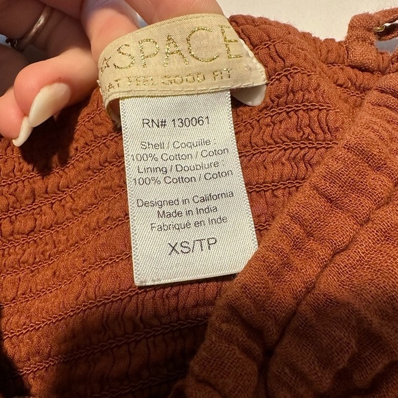 L*Space x Revolve Carrie Brown sweetheart neckline smocked back tank top - Picture 7 of 7